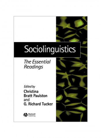 Sociolinguistics: The Essentials Readings Paperback