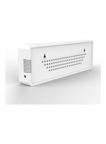Carbon Dioxide Detector with LED Display White/Black