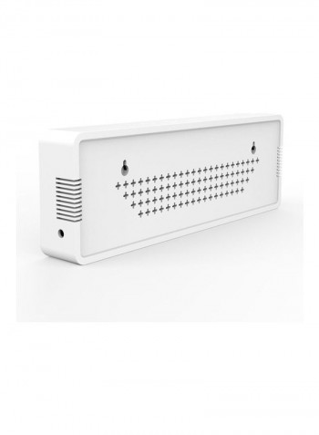 Carbon Dioxide Detector with LED Display White/Black