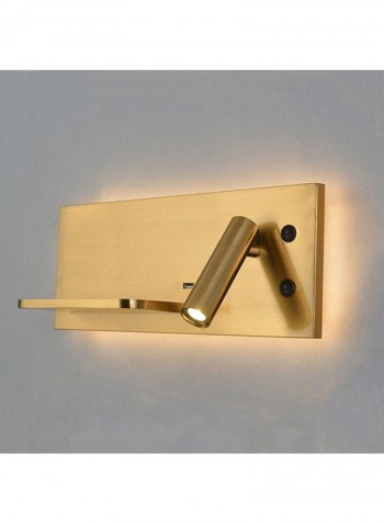 Wireless USB 5V Charger Wall Light Gold