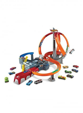 Hot Wheels Spin Storm Track Set