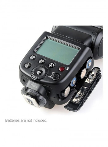 Thinklite Speedlite Camera Flash With Built-In Wireless Trigger System GN60 19x6.4x7.6centimeter Black