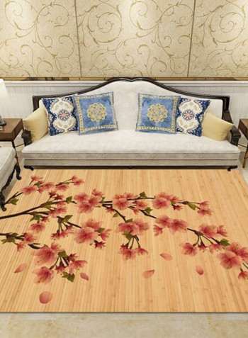 3D Floral Beautiful Wear-resistant Living Room Rug multicolour 140*200(W*L)cmcm
