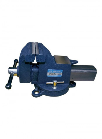 Cast Steel Bench Vise Blue/Silver 200millimeter