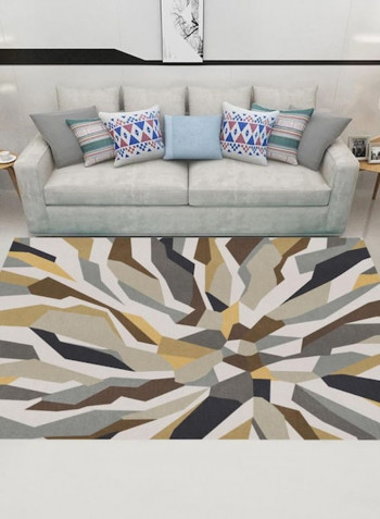 1 Piece Rug Durable Wave Stripe Living Room Mat multicolour 140*200(W*L)cmcm