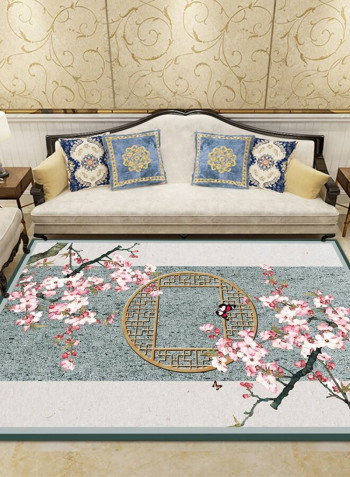 3D Floral Beautiful Wear-resistant Living Room Rug multicolour 140*200(W*L)cmcm