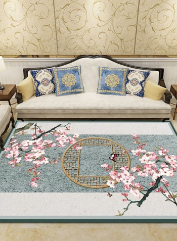 3D Floral Beautiful Wear-resistant Living Room Rug multicolour 140*200(W*L)cmcm