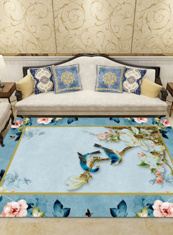 3D Floral Beautiful Wear-resistant Living Room Rug multicolour 140*200(W*L)cmcm