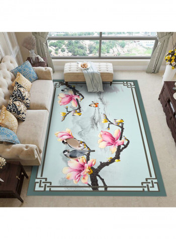 3D Floral Modern Simple Beautiful Rug Multicolour 140 x 200cm