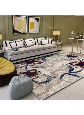 Floral Printed Durable Mat Multicolour 140x200cm