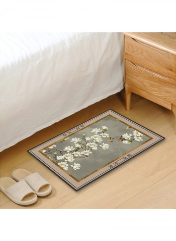 Modern Character Floral Comfort Rug Multicolour 140 x 200cm