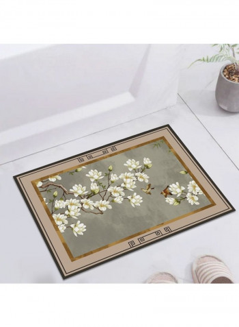 Modern Character Floral Comfort Rug Multicolour 140 x 200cm