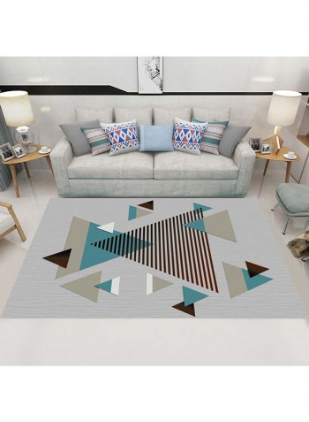 Geometry Pattern Rug Multicolour 140x200cm