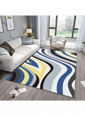 Printed Non-Skid Carpet Multicolour 140x200cm