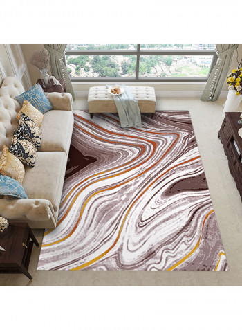 Creative Pattern Rectangular Living Room Doorway Carpet Multicolour 140x200cm