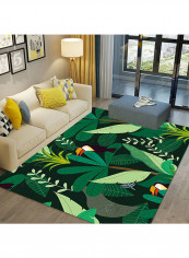 Modern Cartoon Style Rectangular Living Room Carpet Multicolour 140x200cm