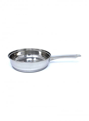 7-Piece Stainless Steel Cookware Set Silver