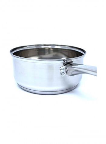7-Piece Stainless Steel Cookware Set Silver
