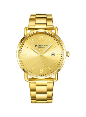Men's Casual Stainless Steel Quartz Analog Wrist Watch 3902.2
