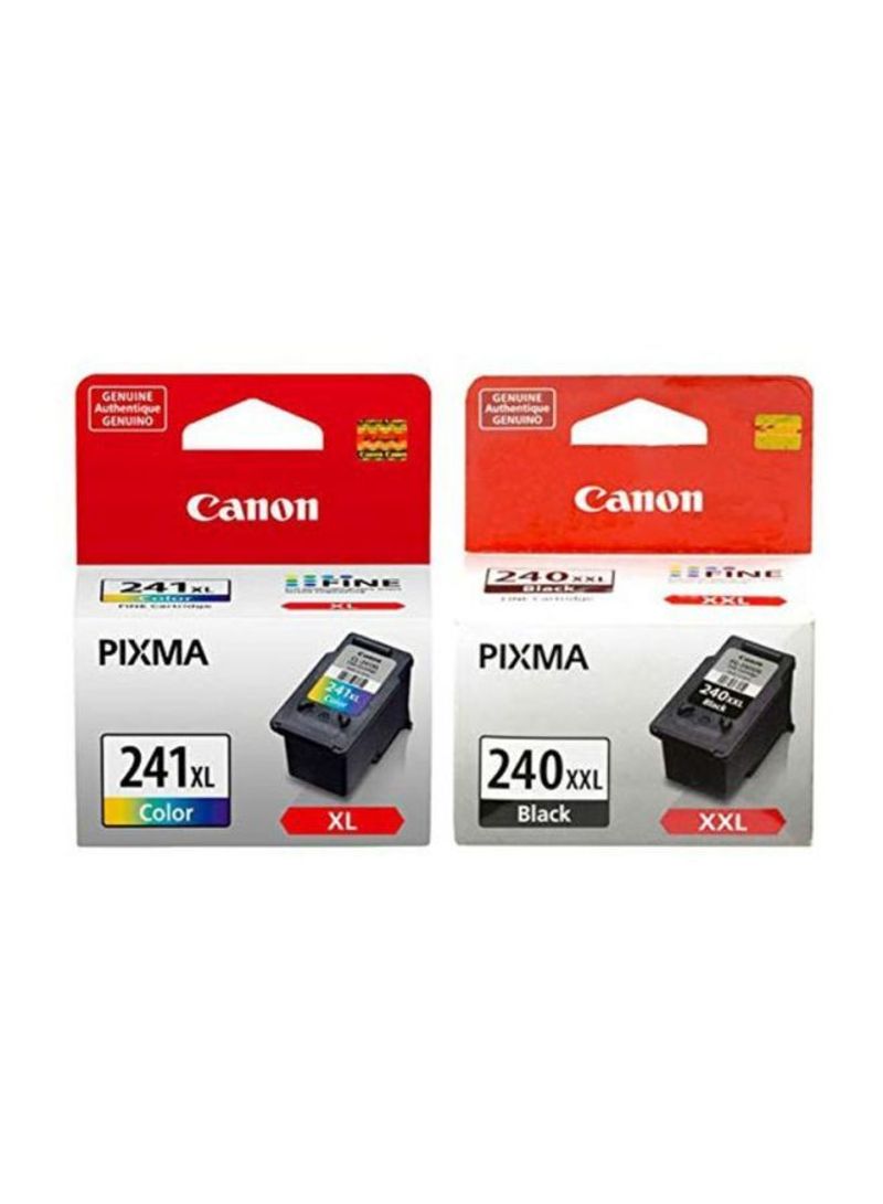 Pack Of 2 Pixma PG-240XXL Ink(Black) + PG-241XL Ink(Color) Cartridge