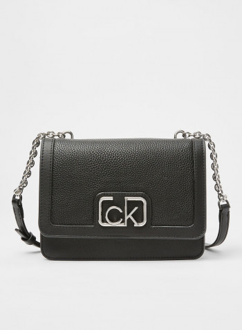 Logo Crossbody Bag Black