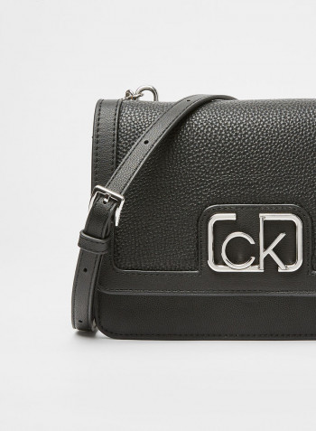Logo Crossbody Bag Black