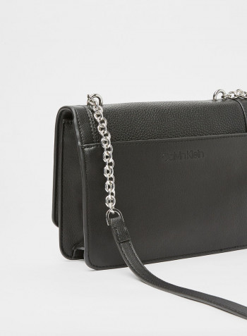 Logo Crossbody Bag Black