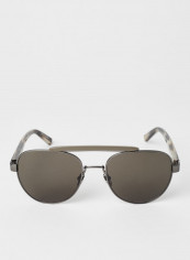 Men's Full Rim Round Shape Sunglass - Lens Size: 54 mm