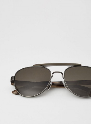 Men's Full Rim Round Shape Sunglass - Lens Size: 54 mm