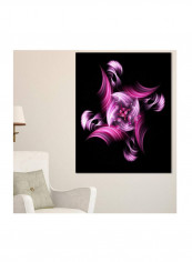 Rotation Of Small World Floral Canvas Wall Art Multicolour 20 x 40inch