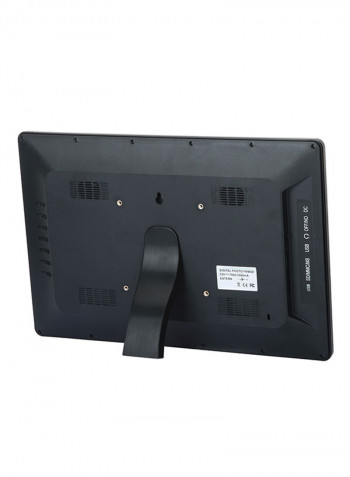 LED Digital Picture Frame With Remote Black 35.4 x 24.7 x 2.4centimeter
