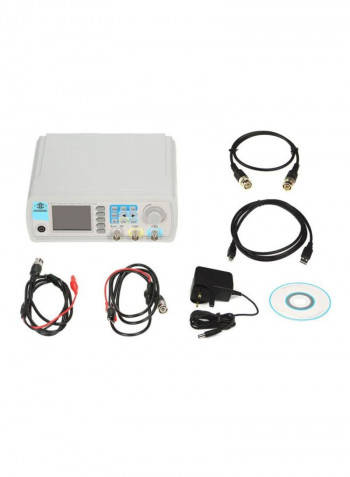 Dual Channel DDS Signal Generator White 19.5x17.5x7centimeter