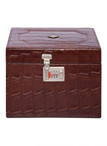 Leather Watches And Jewellery Box