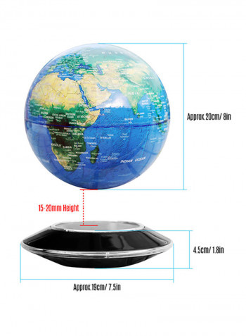 Magnetic Levitation Floating Globe Multicolour 8inch