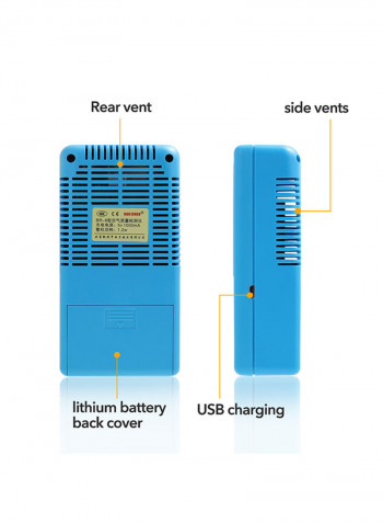 Air Quality Detector Multicolour 16.70x6.00x10.50centimeter