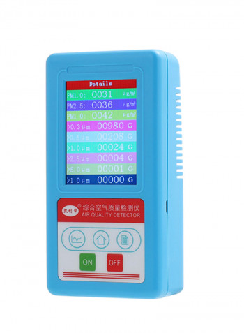 Air Quality Detector Multicolour 16.70x6.00x10.50centimeter