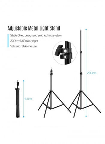 Professional Studio Photography Light Kit Multicolour