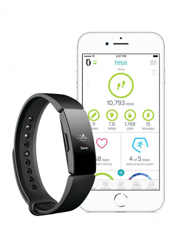 Inspire Swimproof Fitness Tracker Black