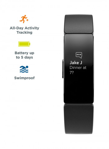 Inspire Swimproof Fitness Tracker Black