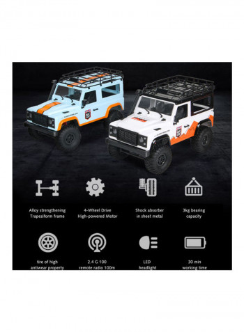 MN-99 1/12 4WD RC Car 2.4Ghz Off Road  RC Truck Toy with Headlight 43x17x25cm