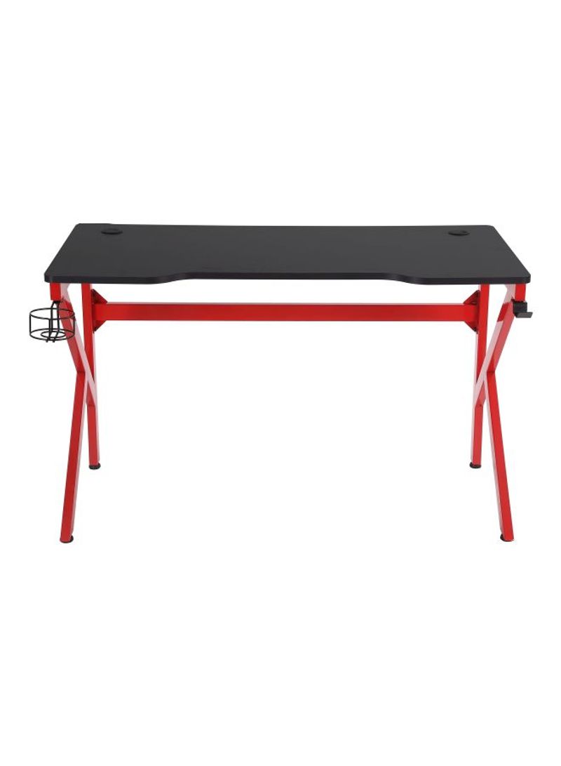 Gaming Computer Table Black/Red 120x60x72cm