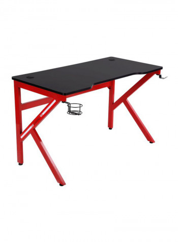 Gaming Computer Table Black/Red 120x60x72cm