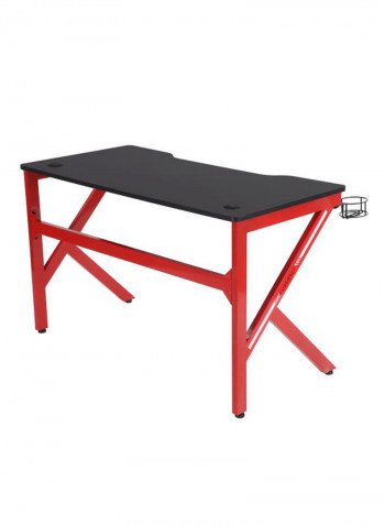 Gaming Computer Table Black/Red 120x60x72cm