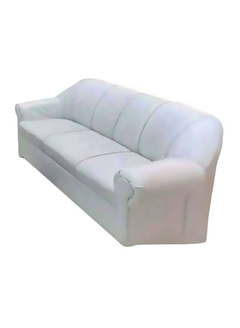 3-Seater Mab Sectional Sofa Set White 80x200x94cm