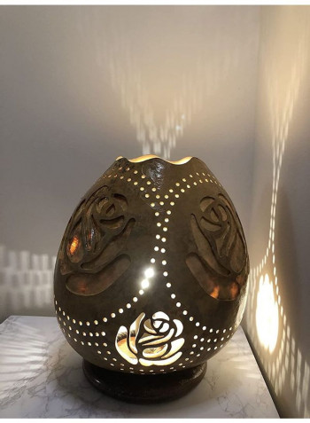 Gourd Art Night Lamp Gold