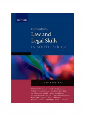 Introduction To Law And Legal Skills : In South Africa Paperback
