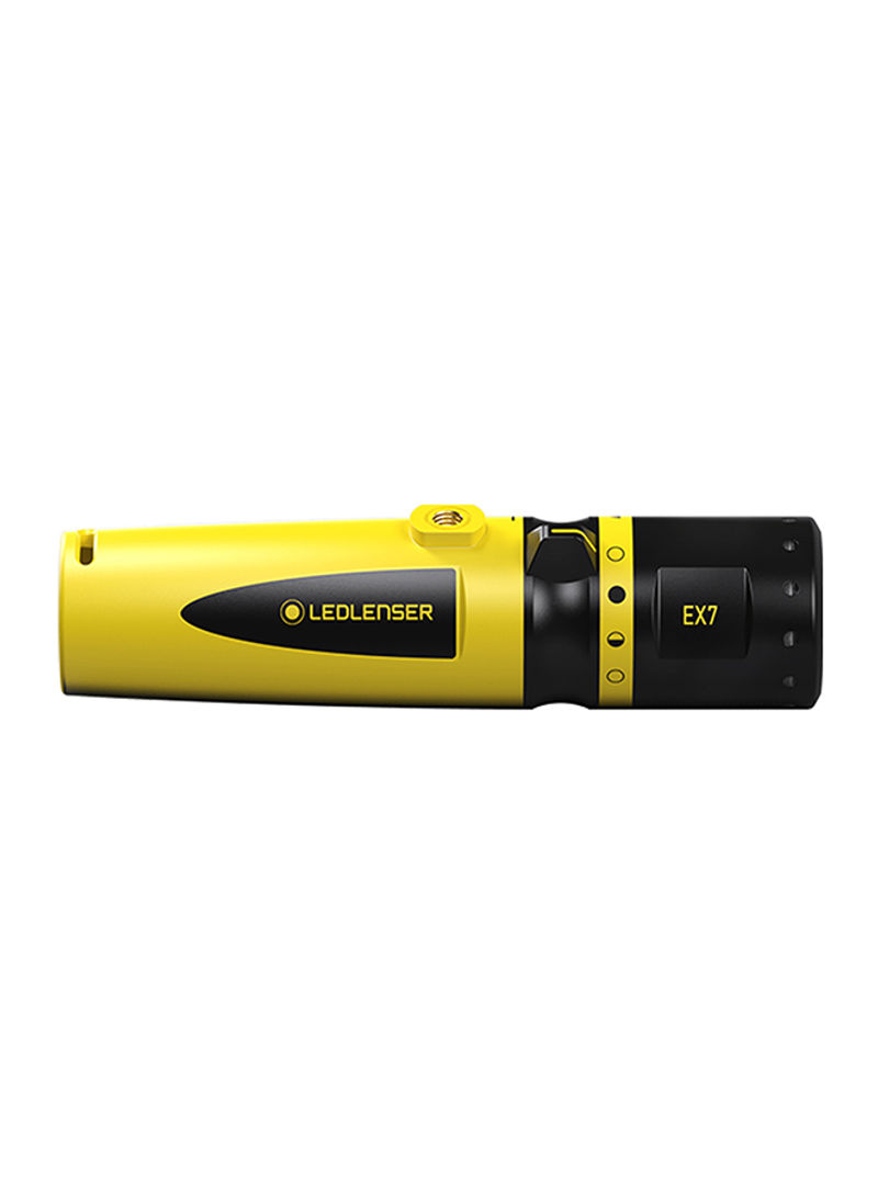 LED Handheld Flashlight Black/Yellow