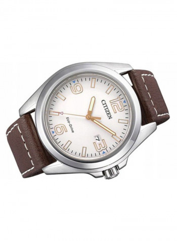 Men's Leather Analog Watch AW1430-01A