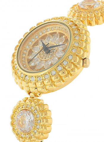 Women's Metal Analog Wrist Watch P21861-GGG
