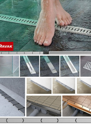 Floor Drain Stainless Steel OZP Zebra Silver 550x63millimeter
